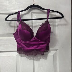 Victoria's Secret Fuchsia Lace Bra